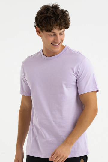 Camiseta Masculina Manga Curta Básica Premium Shade Lilac